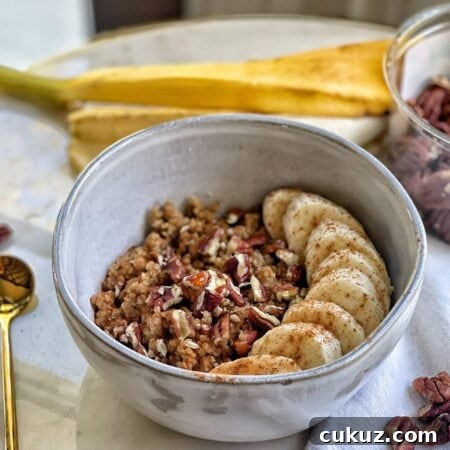 Sweet Breakfast Quinoa Oatmeal