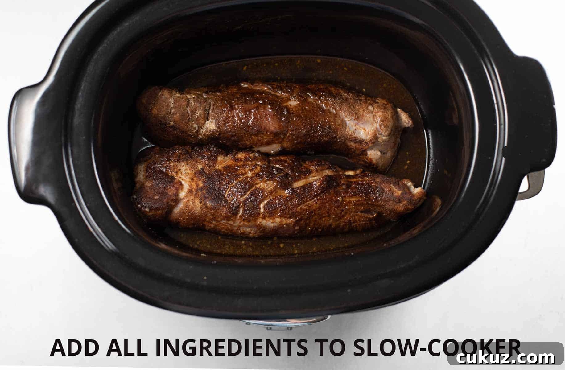 Slow-Cooker Sweet Pork Tacos Recipe for Flavorful Weeknight Meals 5 all ingredients to make pork tacos in slow cooker before cooking