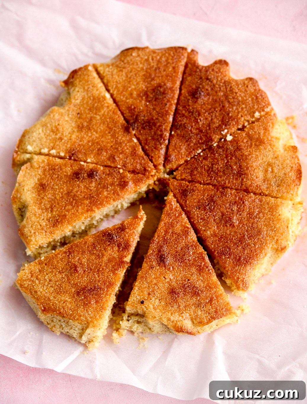 Super moist lemon syrup cake made with semolina and almonds