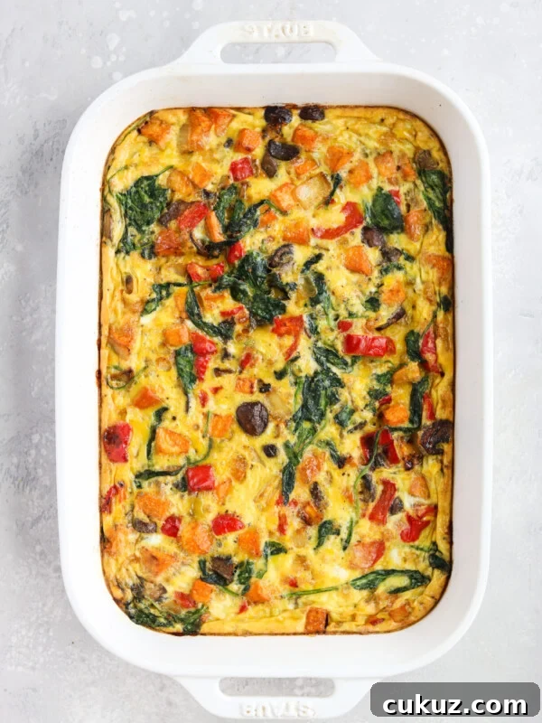Roasted Veggie Breakfast Casserole