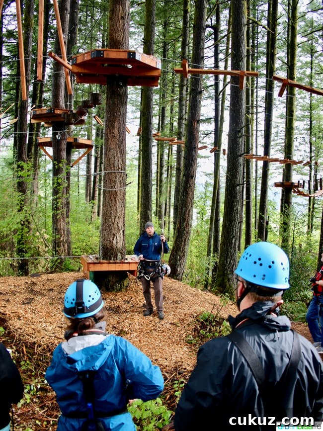 Skamania Lodge Aerial Park. Travel stories & hotel reviews on UrbanBlissLife.com