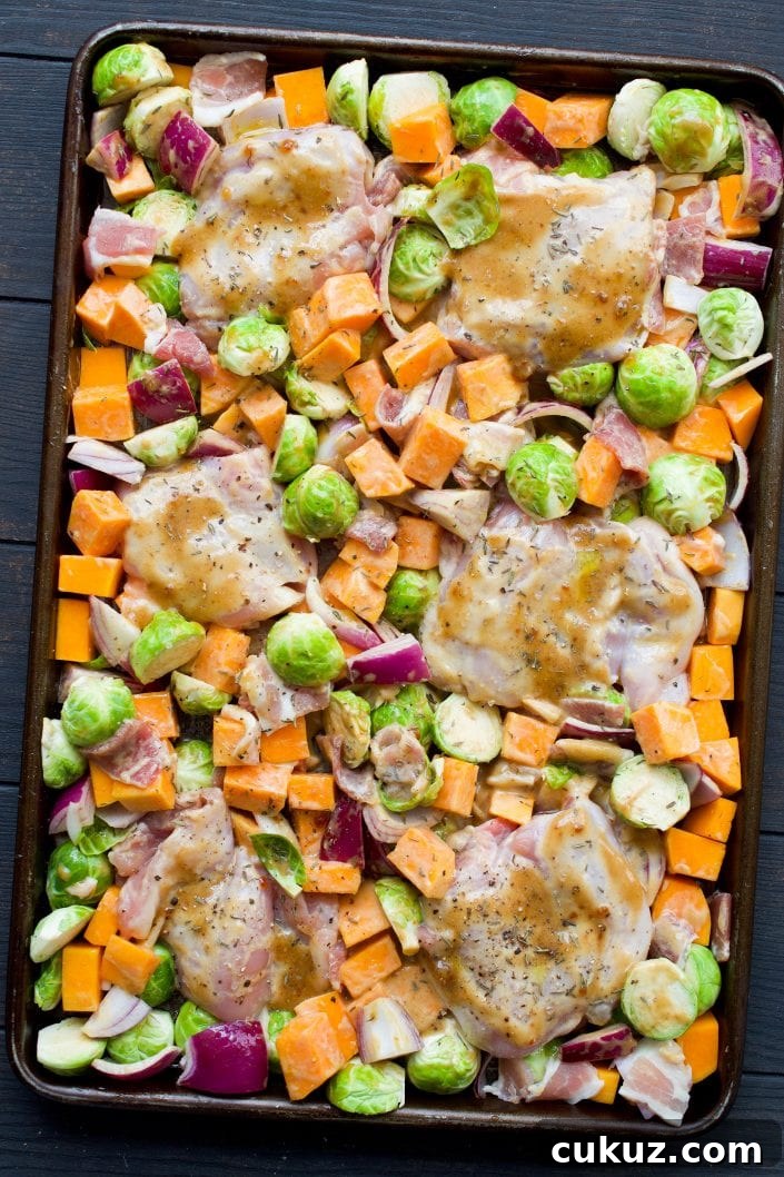 Chicken with Brussels Sprouts 
