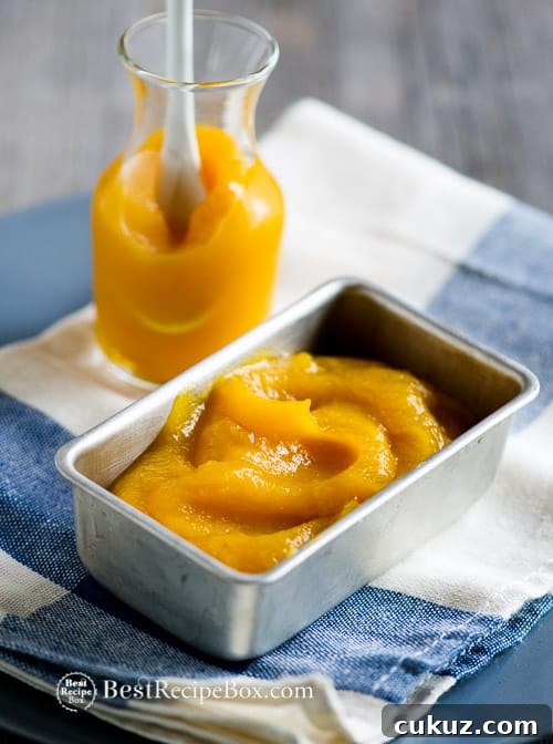 How to make homemade pumpkin puree step by step 