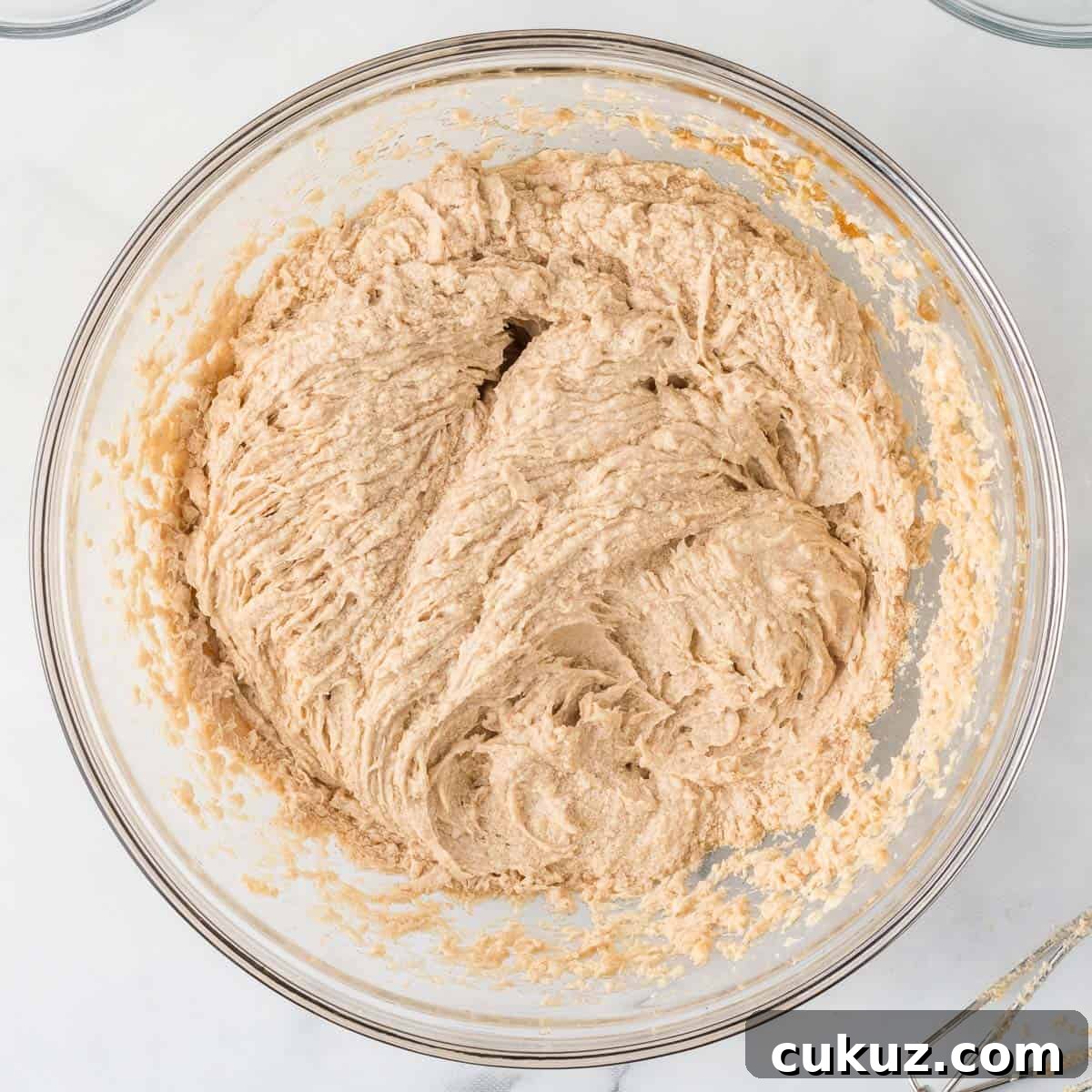 wet ingredients mixed together