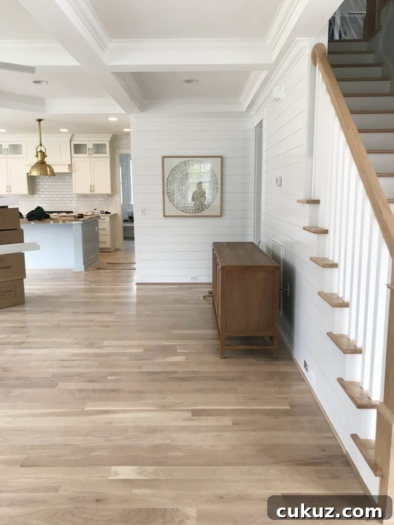 White Oak Flooring Guide: Selection, Installation & Care 3 white oak hardwood flooring in a new build