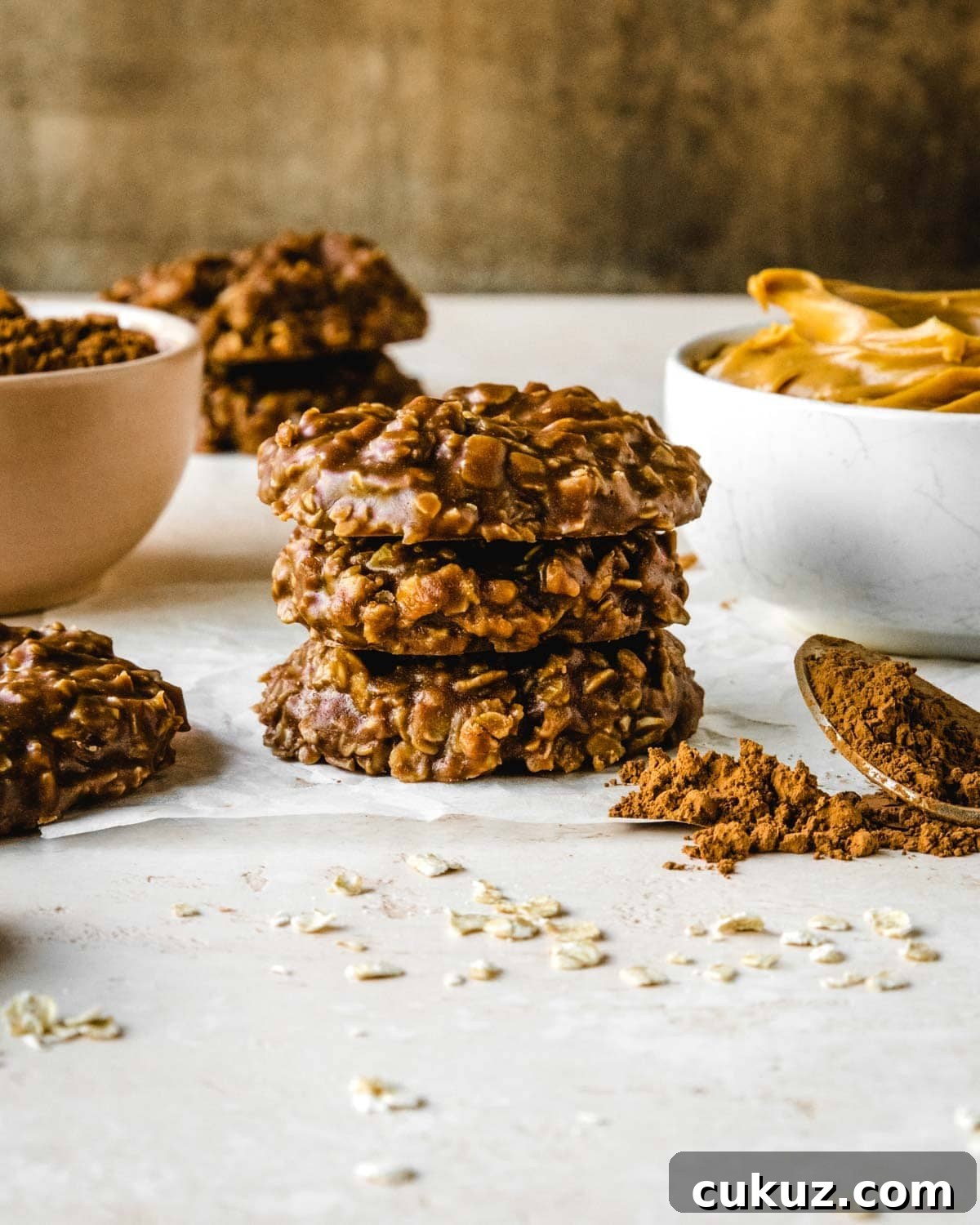 Quick and easy recipe for no bake cookies.