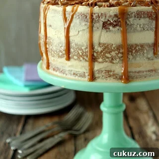 Banana Cake with Salted Caramel Frosting