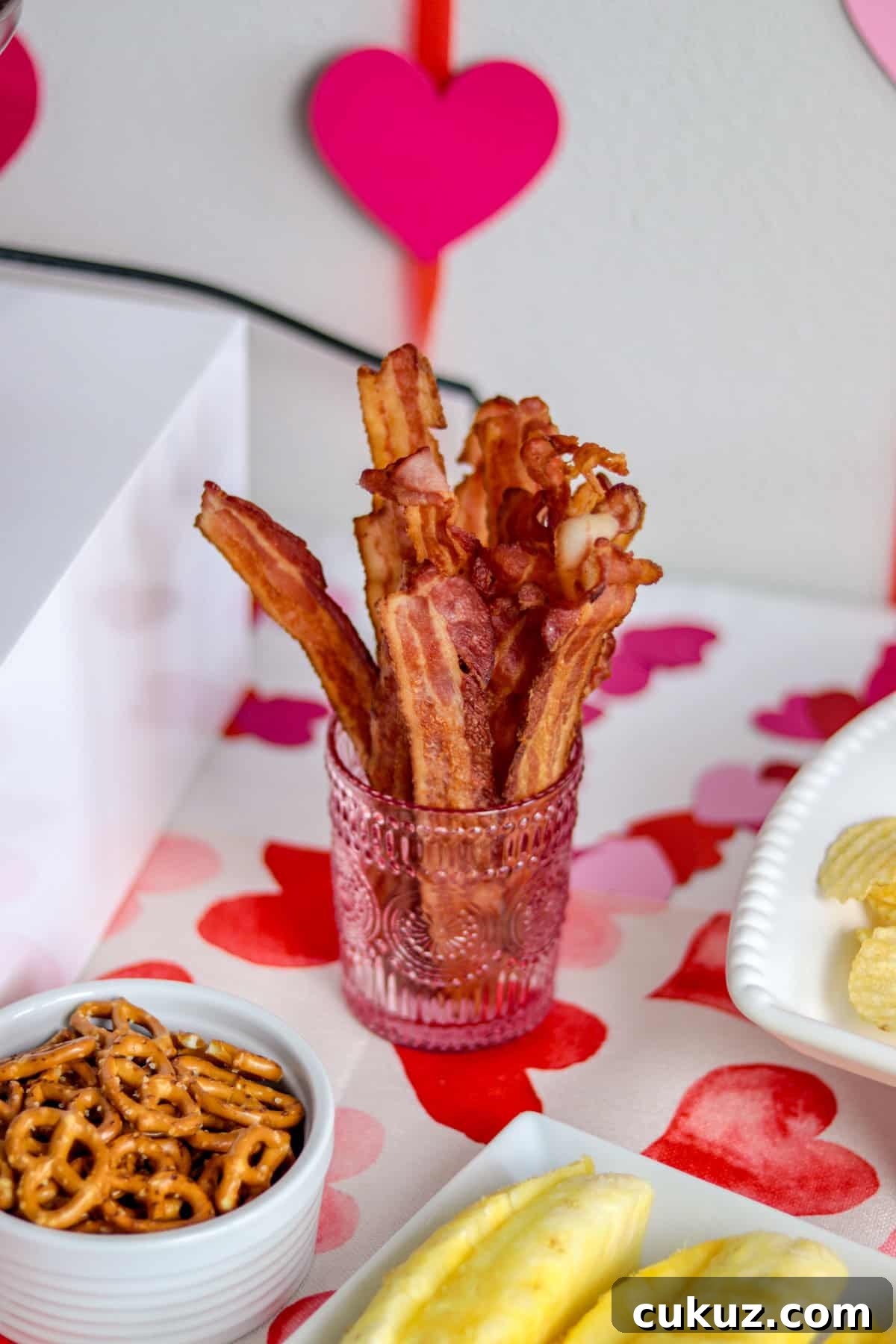 Bacon in a glass.