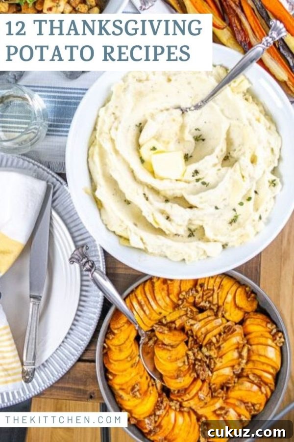 12 Irresistible Potato Recipes for Thanksgiving Sides 2 12 Irresistible Thanksgiving Potato Recipes! From the classic mashed potatoes to sweet potato casserole topped with bacon crumble - this list has it all.