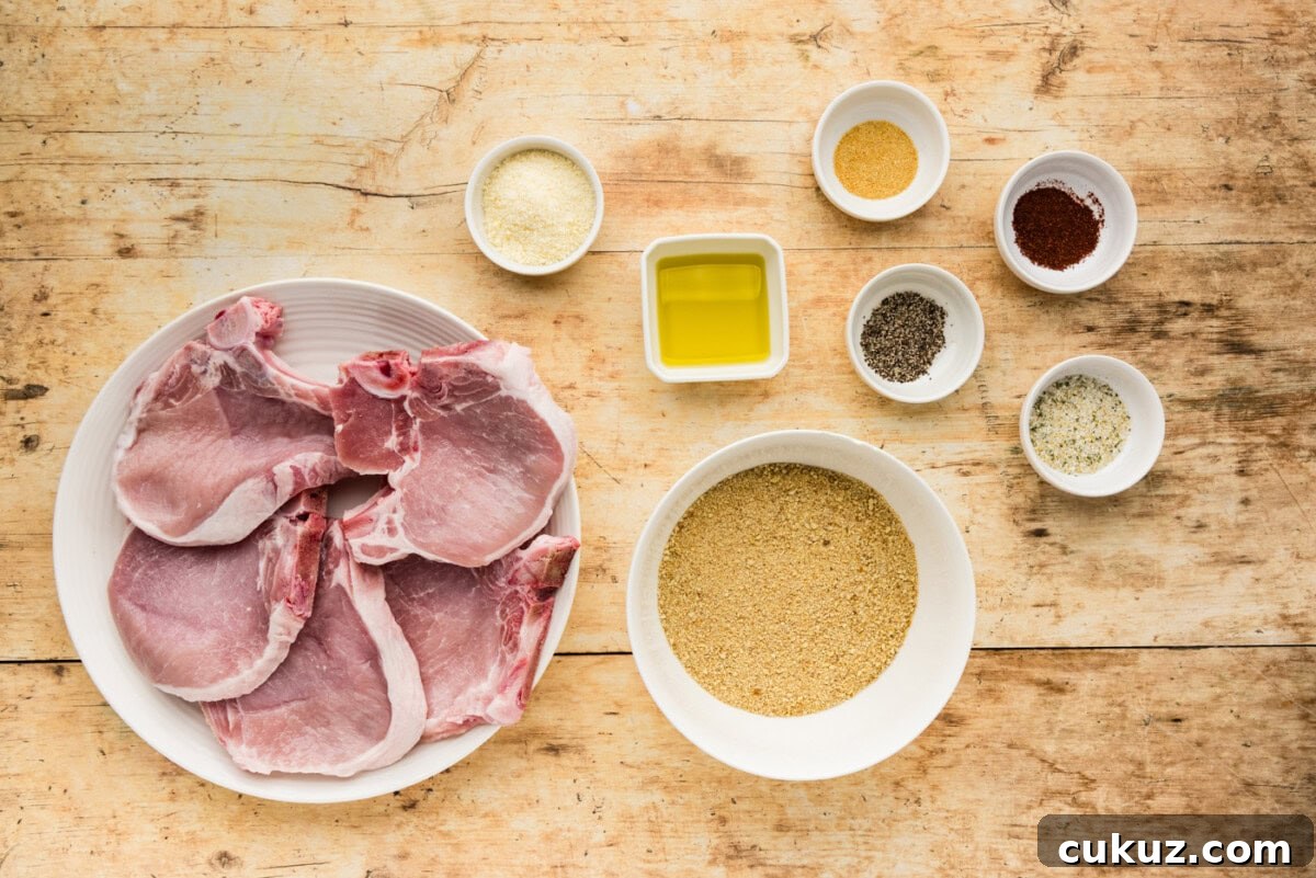 Crispy Grilled Breaded Pork Chops Recipe 4 ingredients for Grilled Breaded Pork Chops