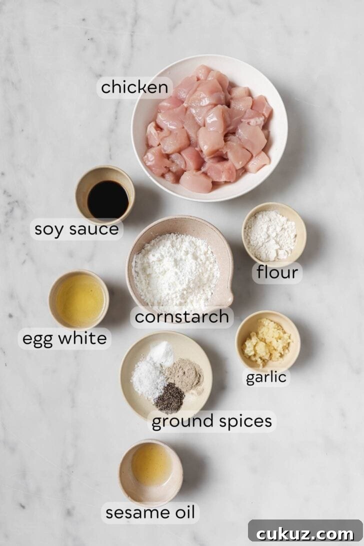 Honey Ginger Chicken marinade ingredients