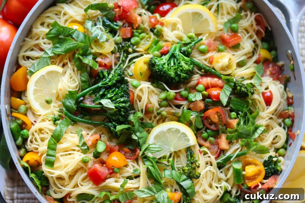 Tomato & Basil Lemon Capellini