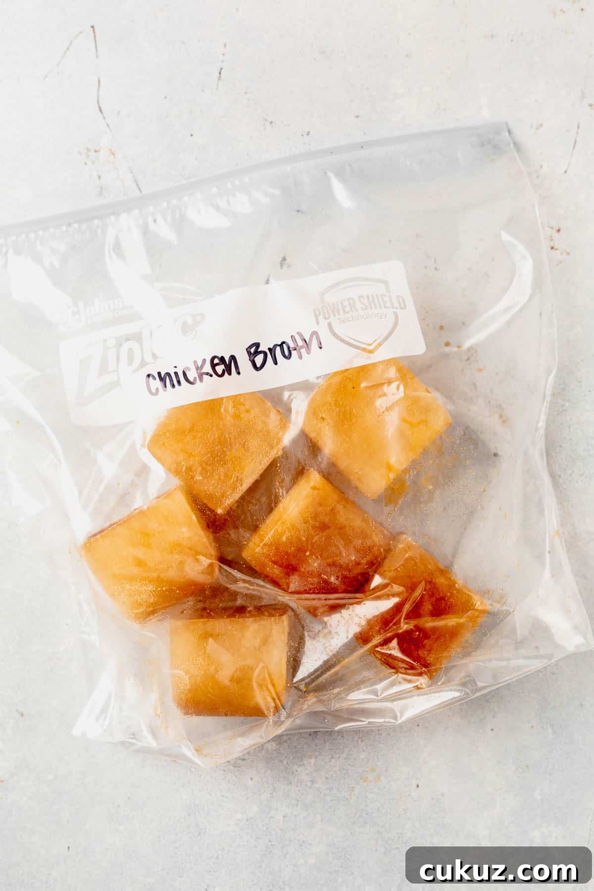 Is Your Chicken Broth Spoiled? Signs to Know Quickly 7 frozen chicken broth in a freezer bag