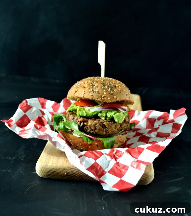 Marmite & Chilli Bean Burger