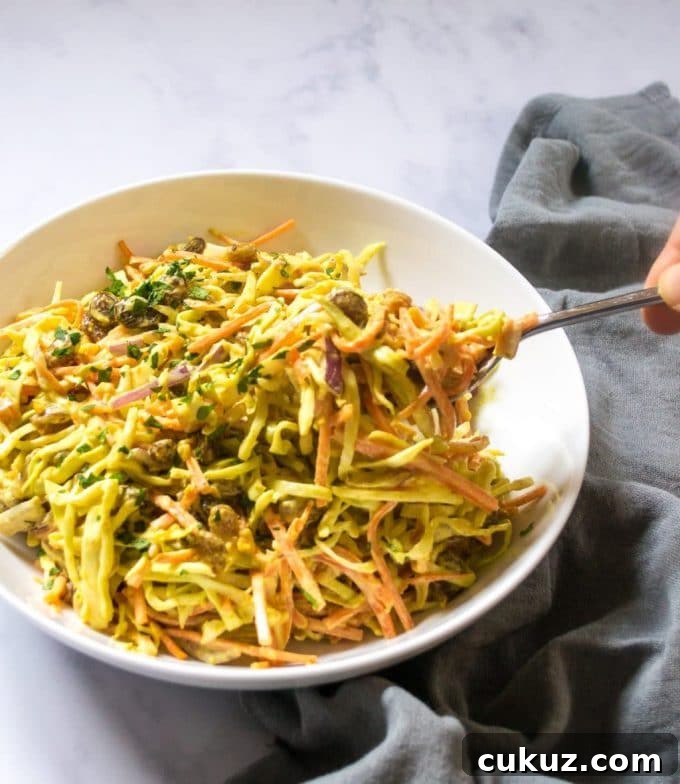 Creamy Vegan Coleslaw