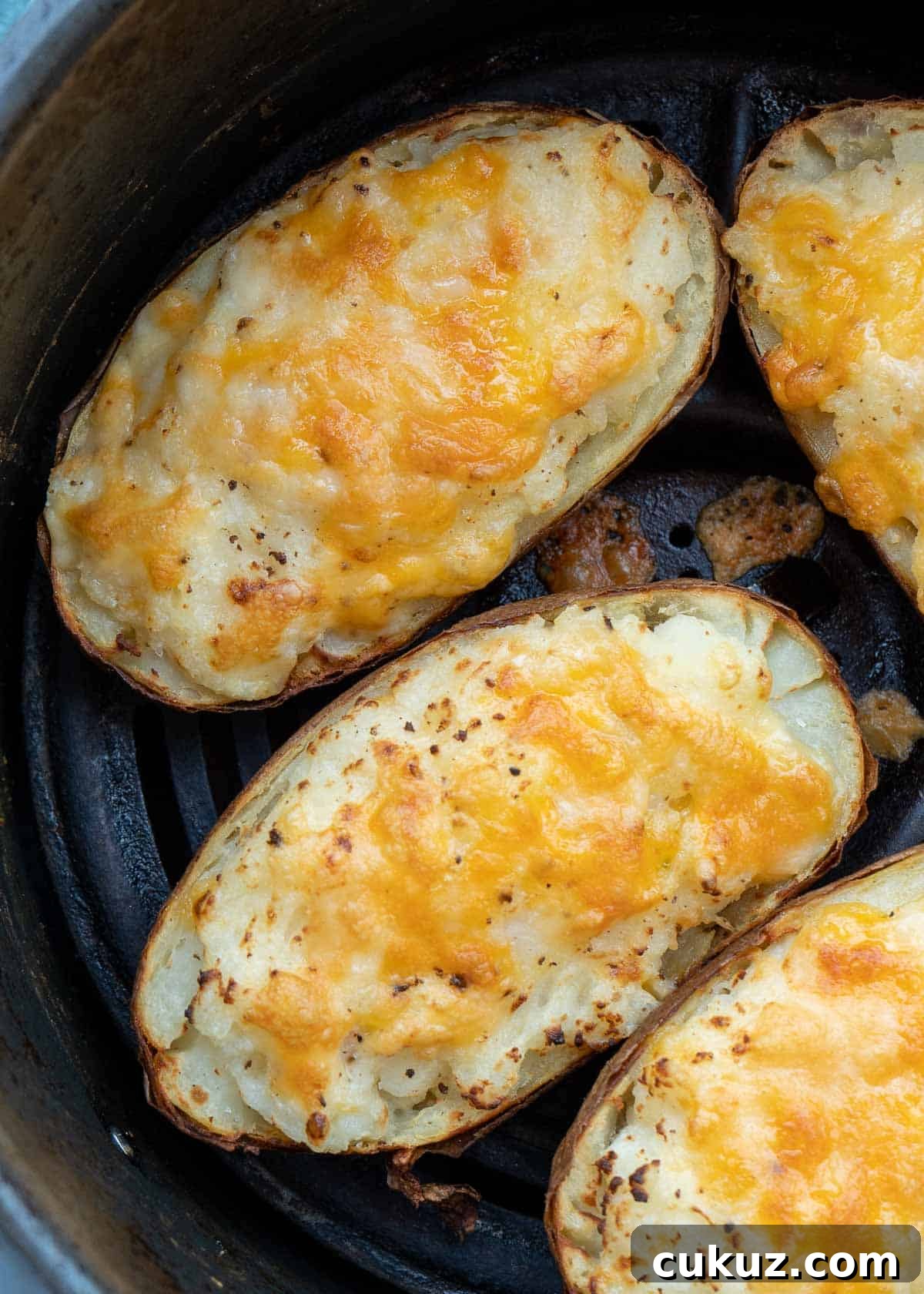 air fry for 4-5 minutes or until warmed through and cheese is bubbly