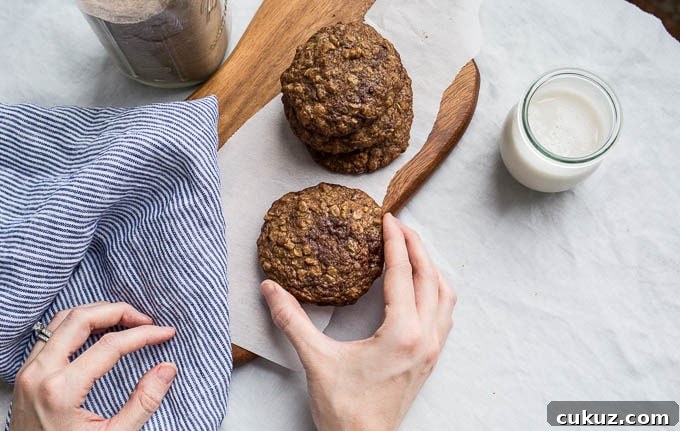 Teff Oatmeal Chocolate Chip Cookies from Alternative Baker (gluten-free) | saltedplains.com