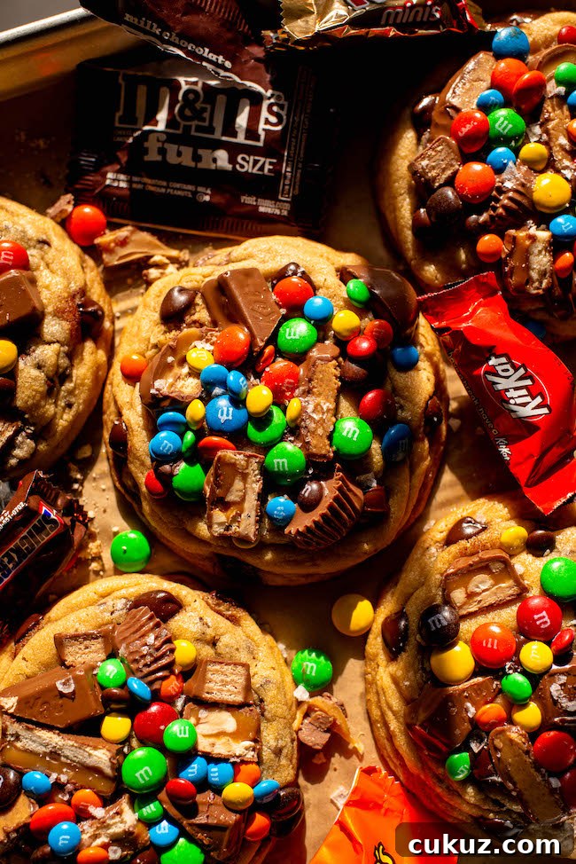 Halloween Candy Cookie Recipe for Festive Treats 3 Cookie dough and candy