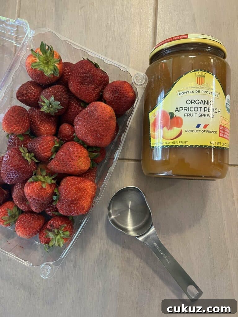 strawberry glaze ingredients