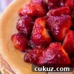Strawberry Glaze on fresh strawberries