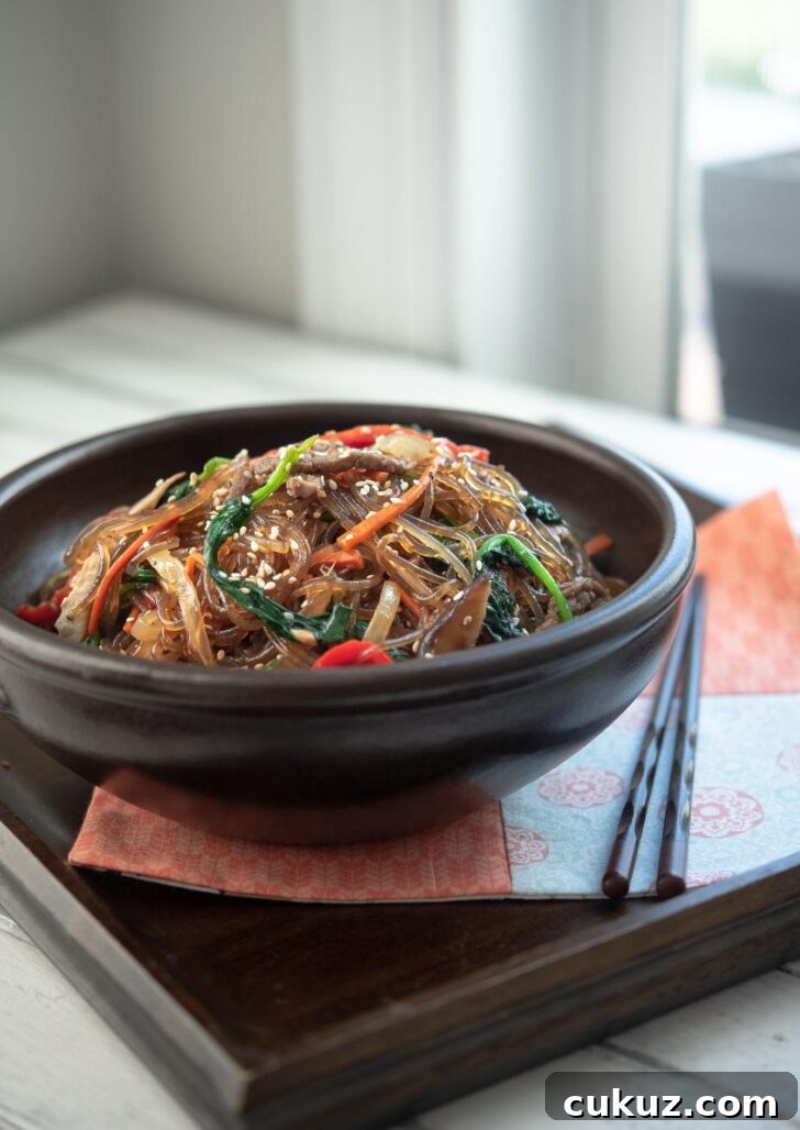 easy japchae recipe