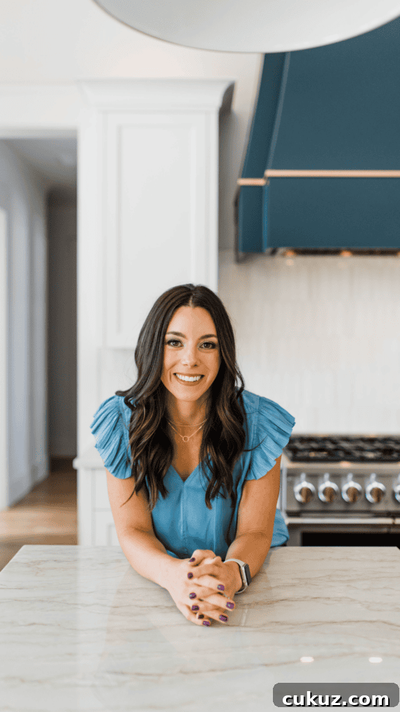 Are Seed Oils Harmful? Safe Cooking Fats and Oils for Kids 7 Kacie Barnes Leaning on Kitchen Counter