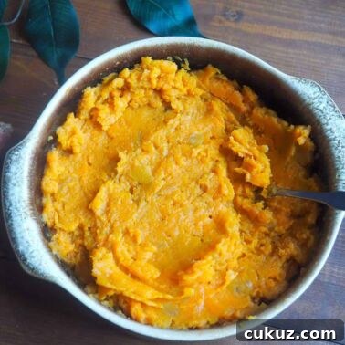 Instant Pot Country-Style Ribs with Tender, Fall-Off-the-Bone Results 12 A bowl of mashed Instant Pot sweet potatoes.