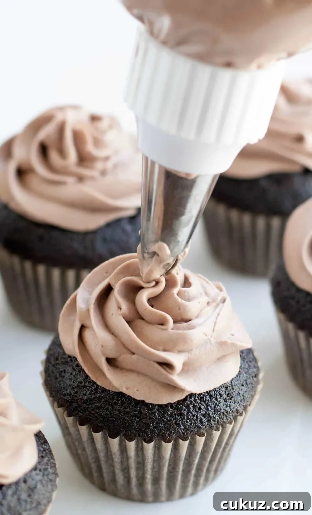 Chocolate Whipped Cream Cream Cheese Frosting-10
