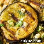 grilled eggplant