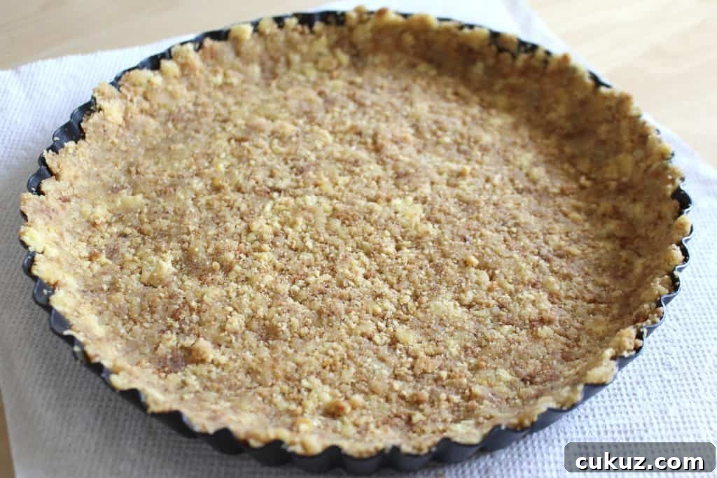 Corn cookie crust