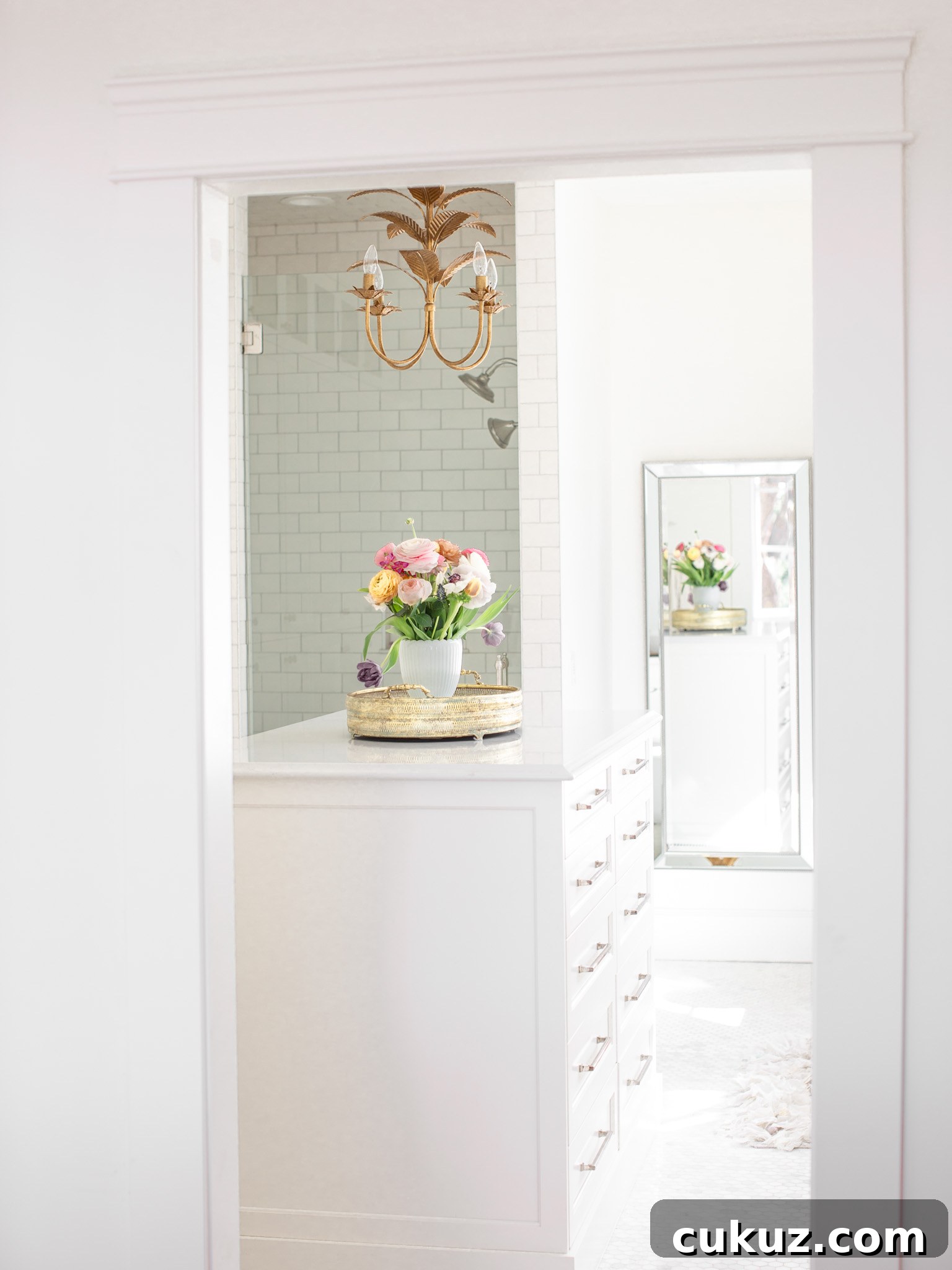 Master Bathroom and Walk-In Closet Remodel Reveal 3 Bathroom island