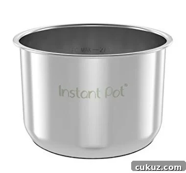 Stainless steel inner cooking pot
