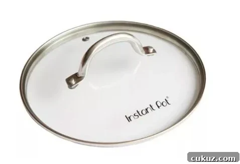 Glass lid for slow cooking and viewing