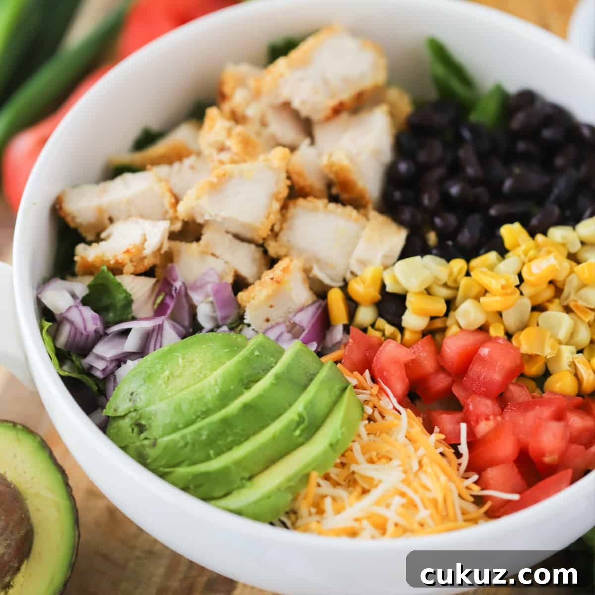 southwest crispy chicken salad recipe