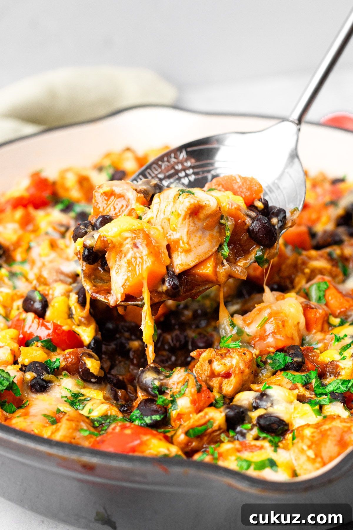 Mexican Chicken and Sweet Potato Skillet