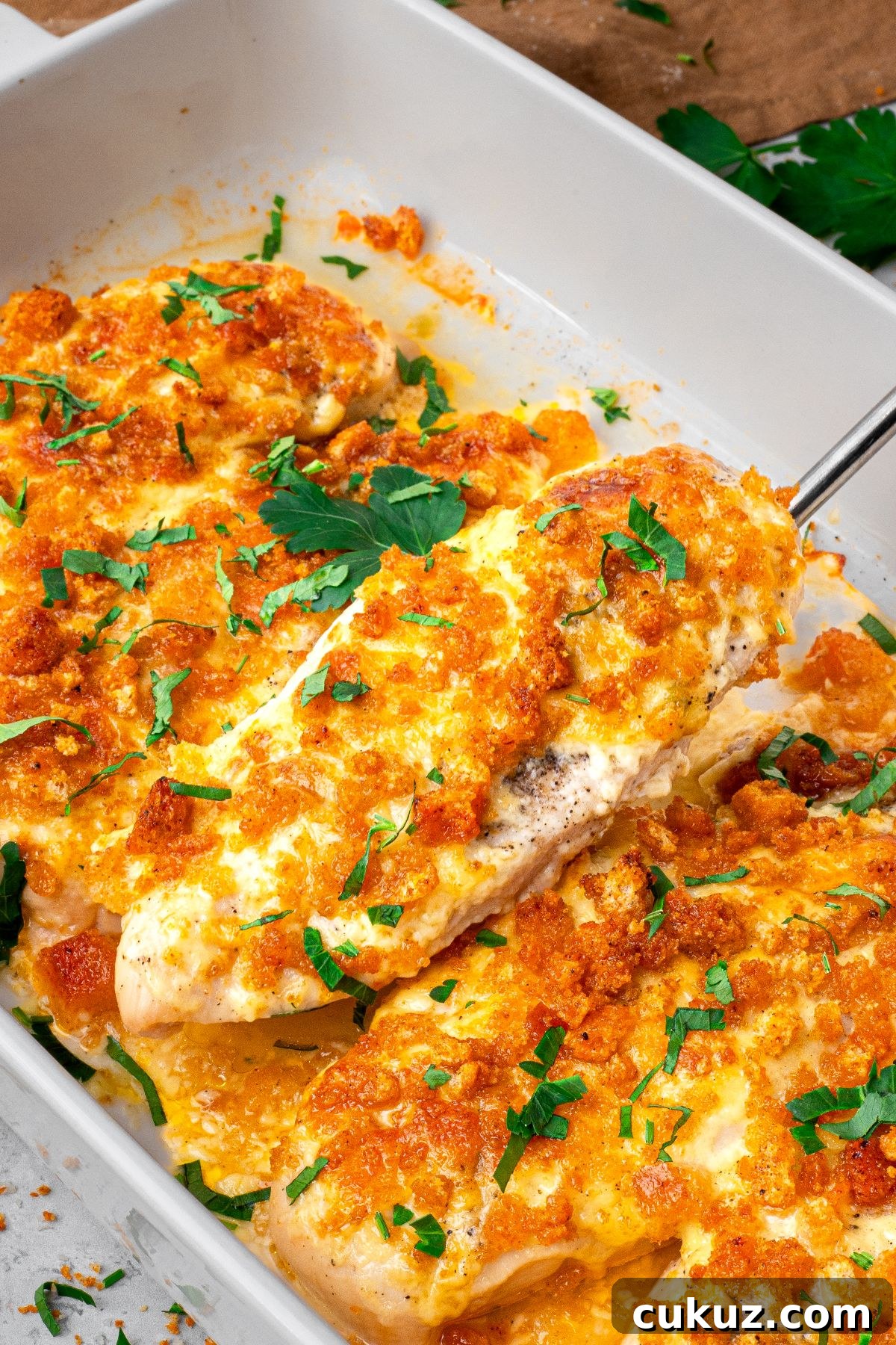 Baked Caesar Chicken