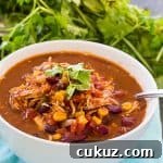 Healthy Crock Pot Chicken Chili