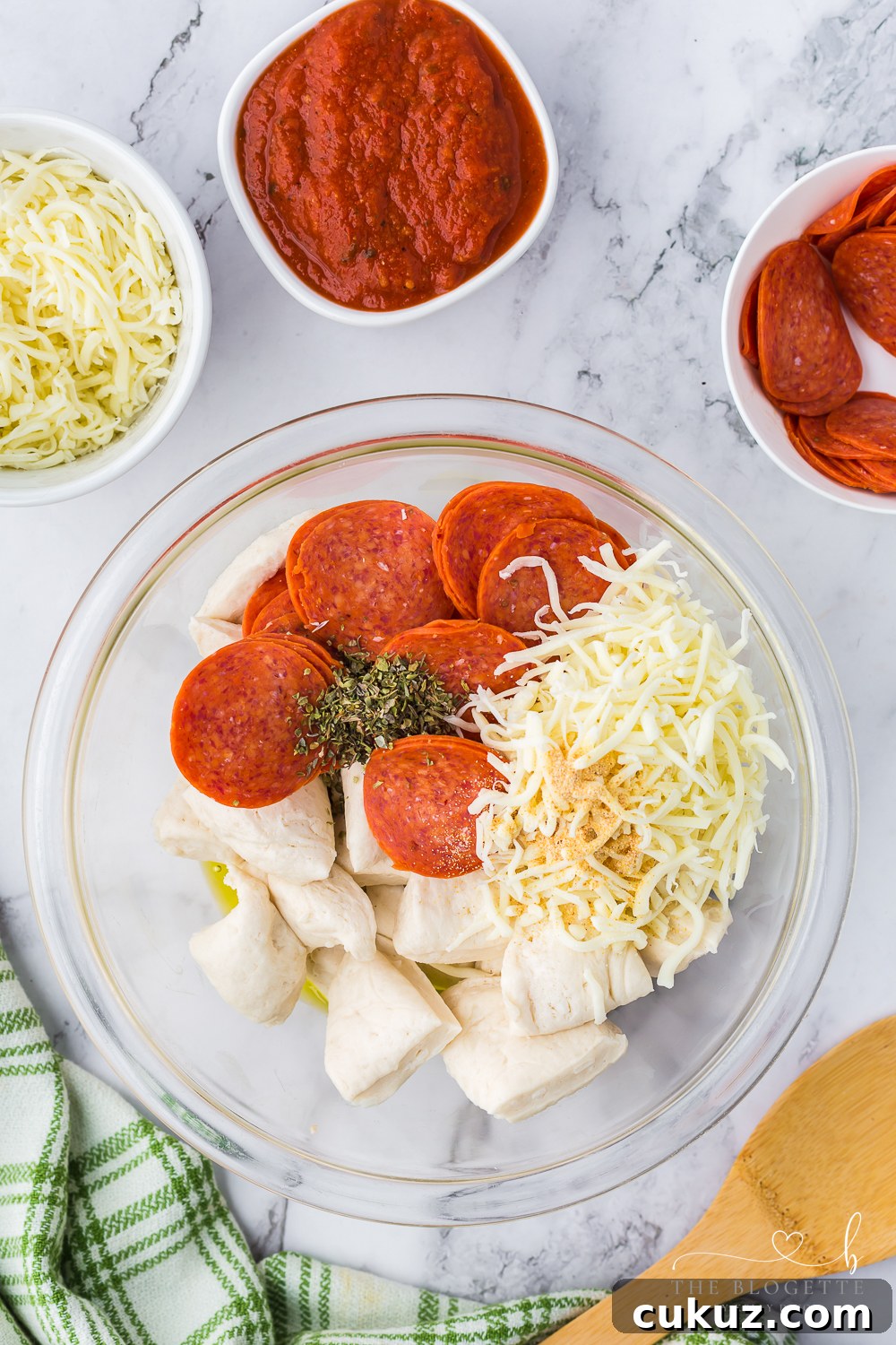 Mix ingredients