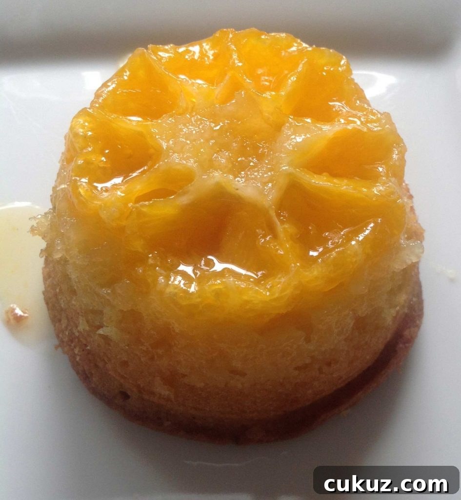 Clementine Upside Down Puddings