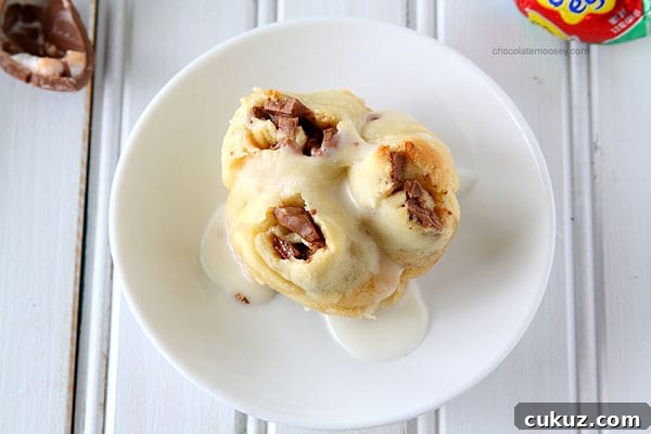 Cadbury Creme Egg Pull-Apart Sweet Rolls Recipe 3 Cadbury Creme Egg Pull Apart Sweet Rolls | www.chocolatemoosey,com