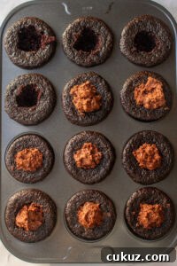 Bear-Shaped Chocolate Cupcakes with Silky Chocolate Mousse Filling 11 chocolate mousse cupcakes