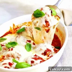 Serving Baked Italian Meatballs