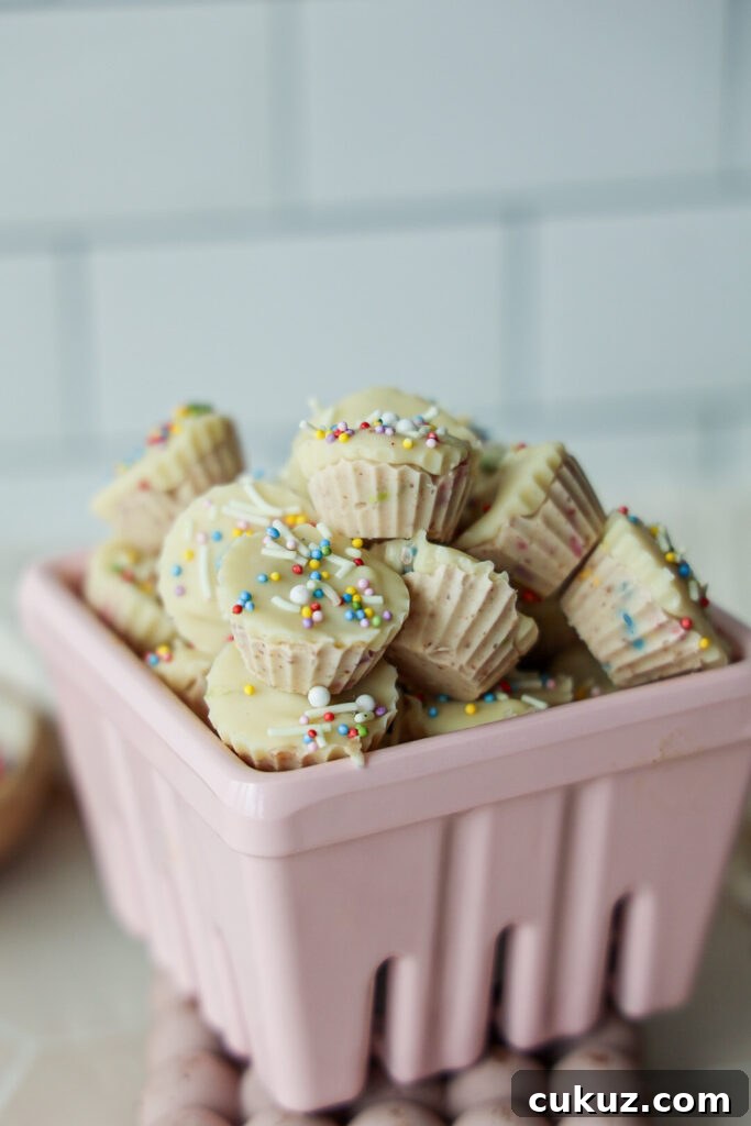 A bowl of frozen yogurt bites.