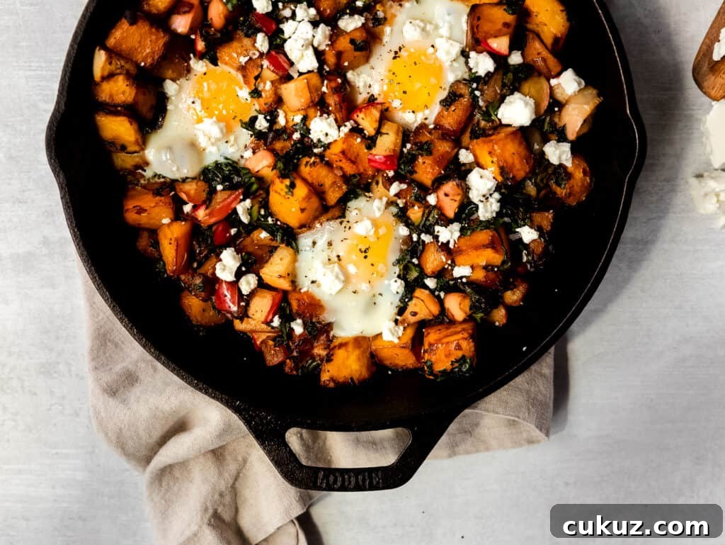 easy autumn skillet hash 