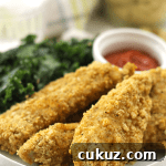 Cashew crusted chicken fingers thumbnail