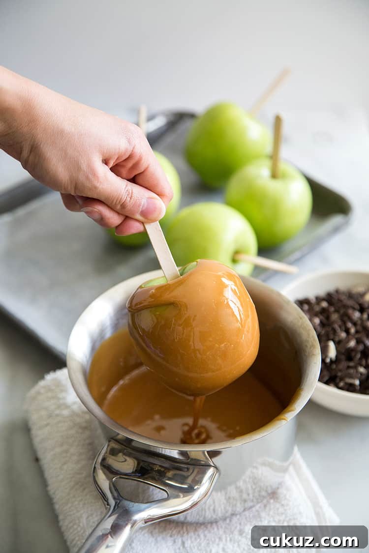 OREO Caramel Dipped Apples