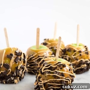 OREO Caramel Dipped Apples