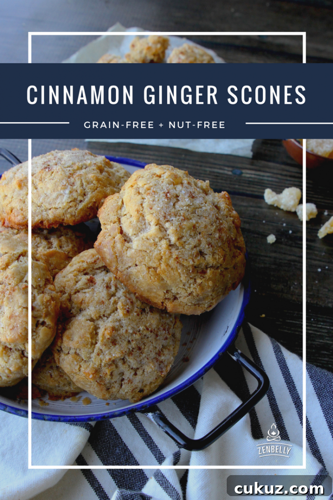 cinnamon ginger scones
