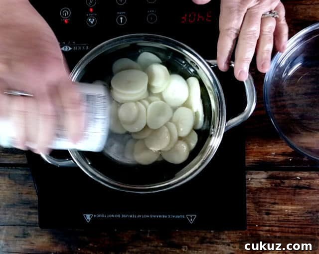 Canned Mashed Potatoes: Quick Tips for Perfect Results 3 Adding the canned potatoes to the saucepan