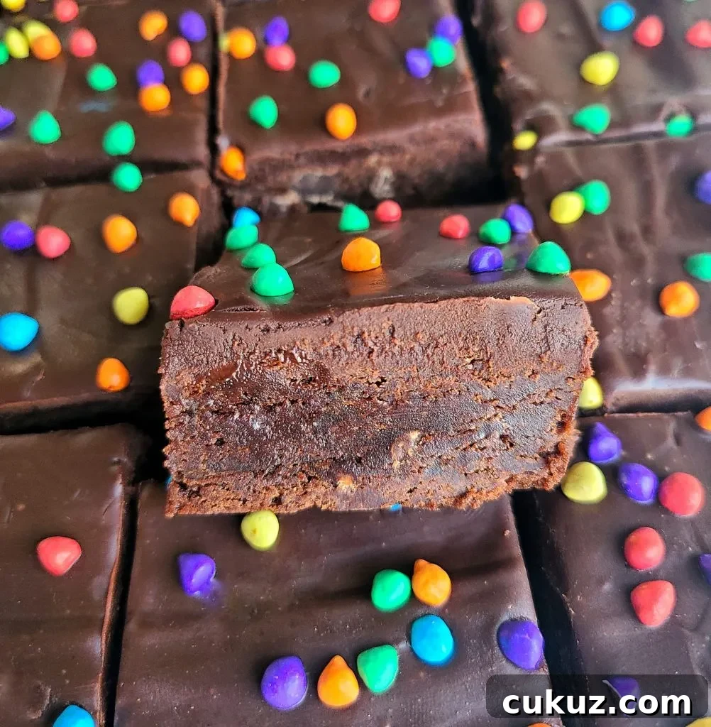 homemade cosmic brownies